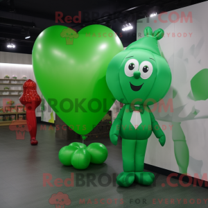 Personaje mascota de globos...