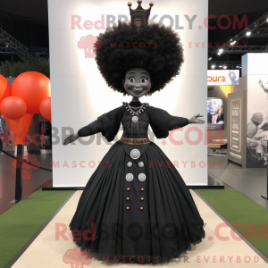 Mascot character of a Black...