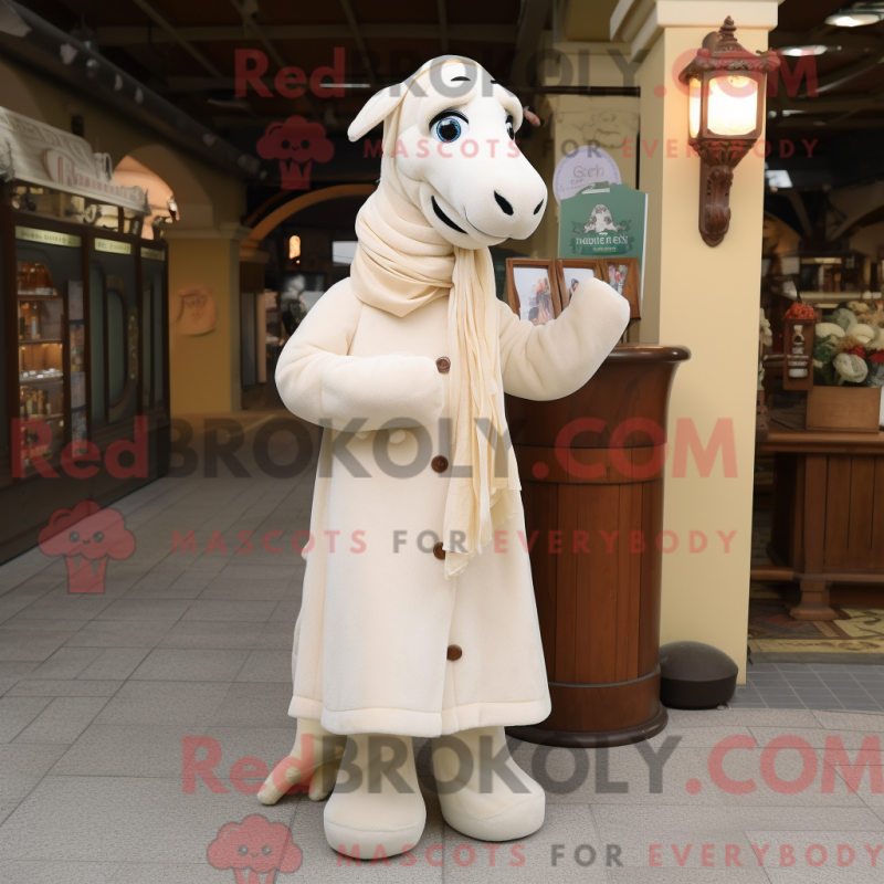Característica da máscara de Cream Mare com culotes e calças - Mascotes de sorvete - REBROKO_366106 - RedBrokoly.com
