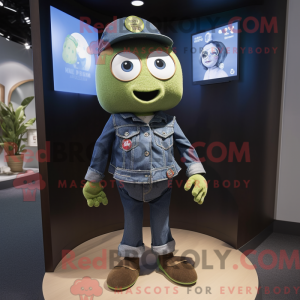 Mascot character of a Olive...