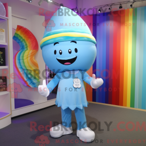 Postava maskota Sky Blue...