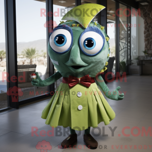 Mascot character of a Olive...