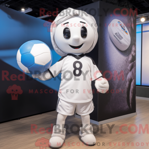 Mascot character of a White...