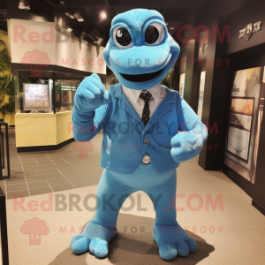 Sky Blue Titanoboa mascotte...