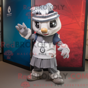 Mascot character of a Gray...