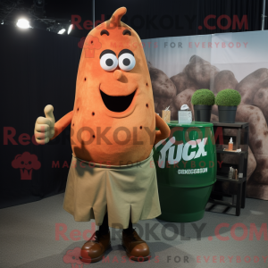 Maskotkarakter af en Rust...