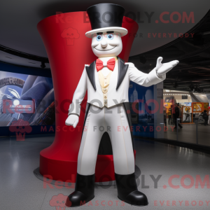 Mascot character of a White...