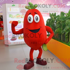 Mascot character of a Red...