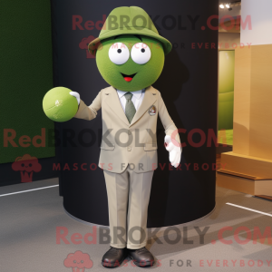 Mascot character of a Olive...