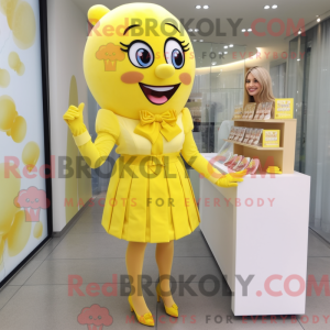 Mascot character of a Lemon...