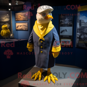 Maskotkarakter af en Navy...