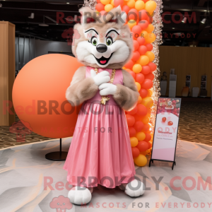 Mascot character of a Peach...