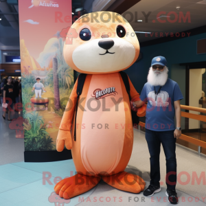 Mascot karakter van een...