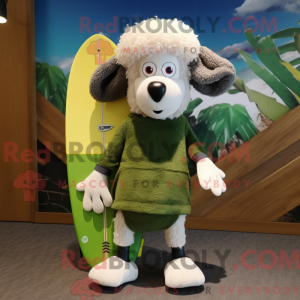 Mascot character of a Olive...