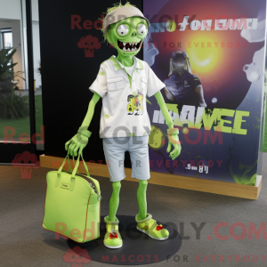 Mascot character of a Lime...