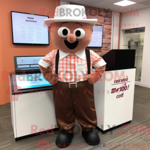 Mascot karakter van een...