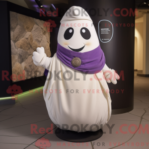 Mascot character of a White...