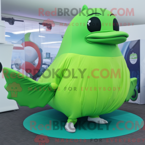 Mascot character of a Lime...
