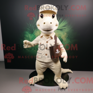 Mascottefiguur van een...