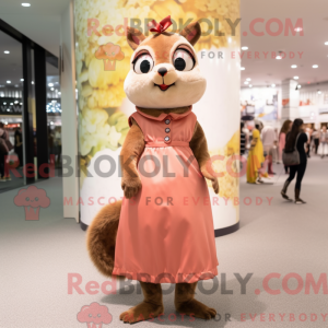 Mascotte d écureuil habillé...