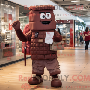 Maskot karaktär av en...
