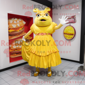 Mascottefiguur van een...