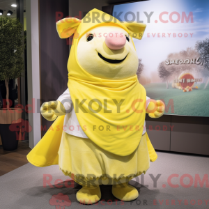 Mascottekarakter van een...