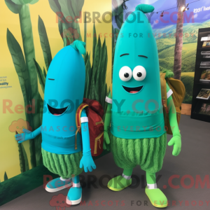 Mascot karakter van een...