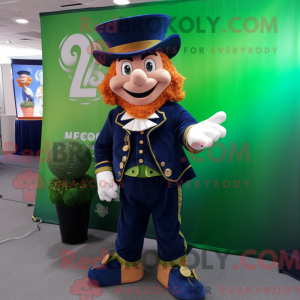 Maskot-karakter av en Navy...