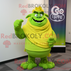 Mascot character of a Lime...