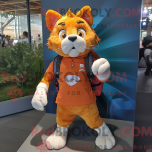 Mascot karakter van een...
