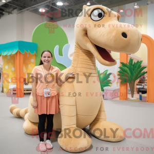 Mascot karakter van een Tan...