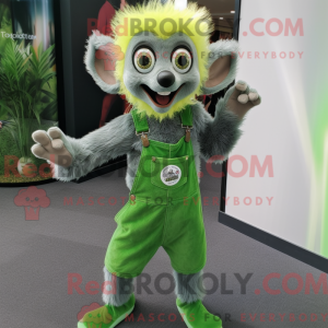 Mascot character of a Green...