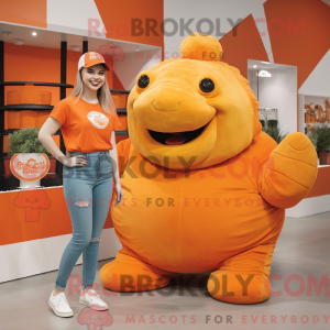 Mascot karakter van een...