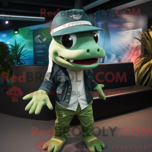 Mascot character of a Green...