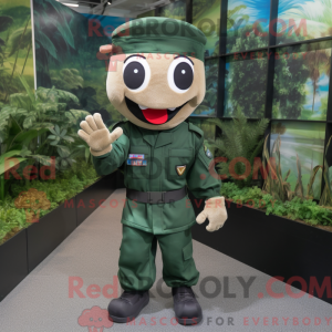 Mascottefiguur van een...