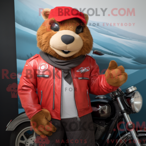 Mascot character of a Red...