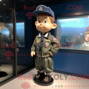 Mascottefiguur van een...