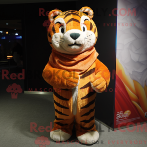 Maskotkarakter av en tiger...