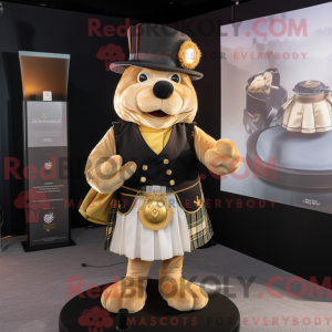 Mascottefiguur van een...