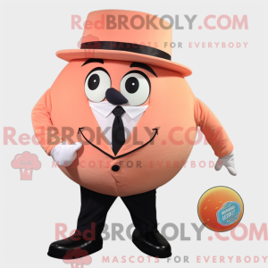 Postava maskota broskvového...