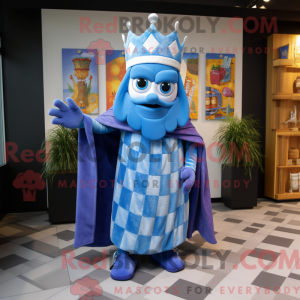 Mascot character of a Blue...