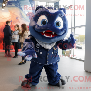 Mascottekarakter van een...