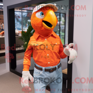 Mascot karakter van een...