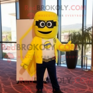 Mascot character of a Lemon...