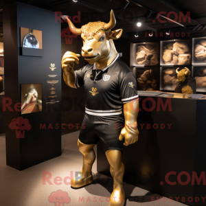 Maskottchen eines goldenen...
