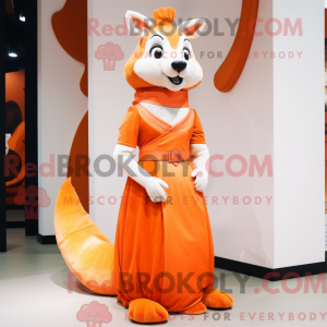 Mascottefiguur van een...