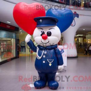 Mascot character of a Navy...