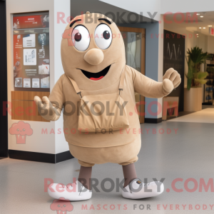Maskot karakter af en Tan...