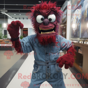 Personagem de máscara de um...